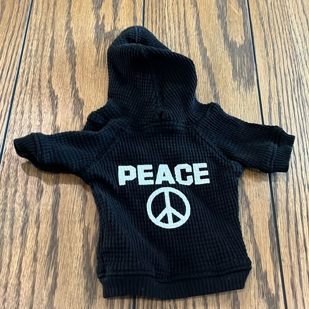 Doggy hoody in XXS peace 🙏💙